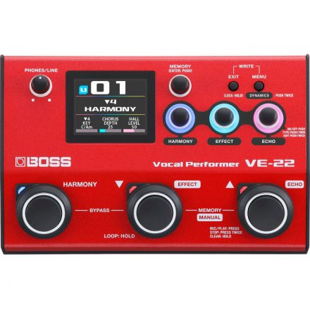 BOSS VE-22 Vocal Performer ének multieffekt