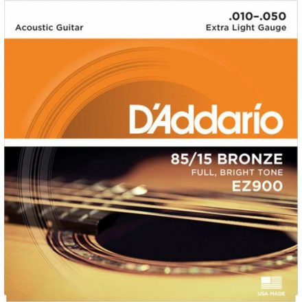 D'addario EZ900 - 85/15 bronze akusztikus gitárhúr készlet