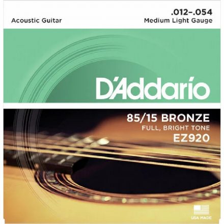 D'addario EZ920 - 85/15 bronze akusztikus gitárhúr készlet