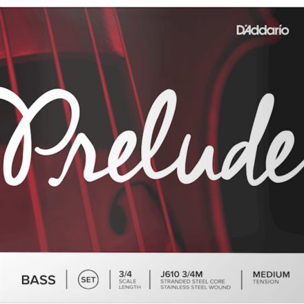 D'addario Prelude bőgőhúr készlet, 3/4 medium