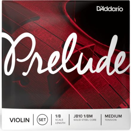 D'addario Prelude hegedűhúr készlet, 1/8 medium