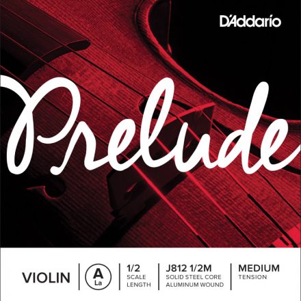 D'addario J812 Prelude hegedűhúr A, 1/2 medium