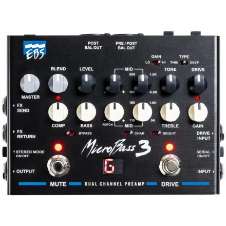 EBS MicroBass 3 professzionális előerősítő