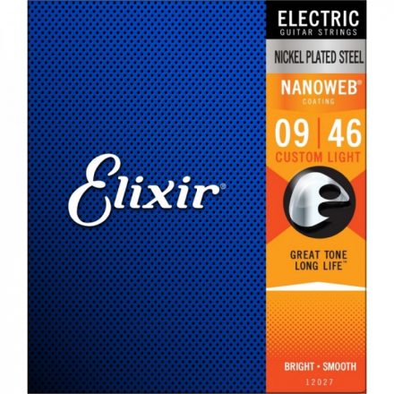 Elixir NanoWeb 12027 elektromos gitárhúr készlet