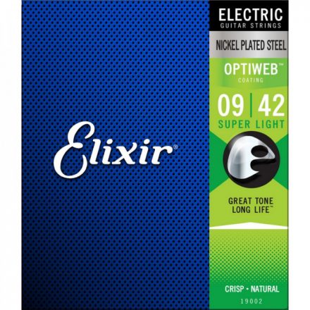 Elixir OPTIWEB 19002 elektromos gitárhúr készlet