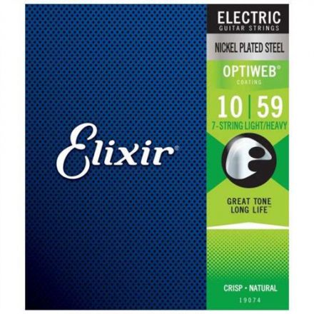 Elixir OPTIWEB 19074 7-húros elektromos gitárhúr készlet