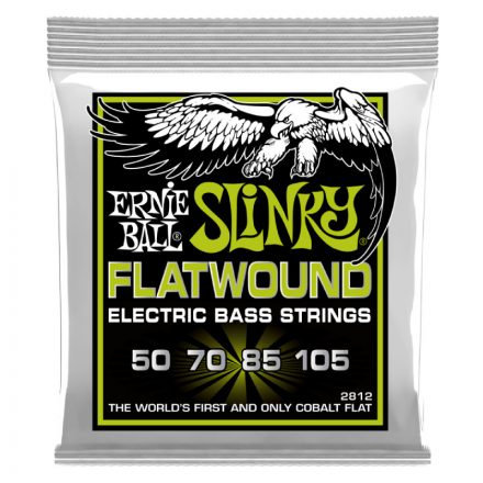 Ernie Ball 2812 Flatwound Regular Slinky basszusgitárhúr készlet