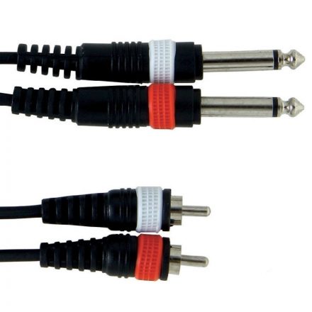 GEWA Twinkabel Basic Line dupla monó nagy J - dupla RCA kábel