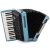 Hohner tangóharmonika BRAVO myColor III 72 Sky Steel lightblue