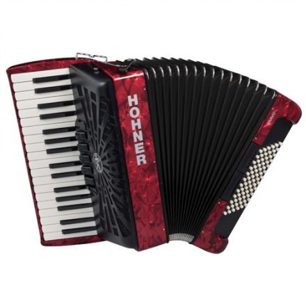 Hohner tangóharmonika, Bravo III 72, piros