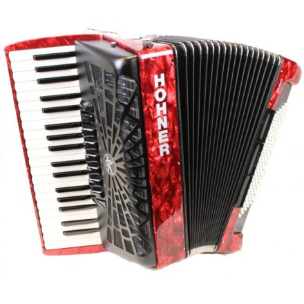 Hohner tangóharmonika, Bravo III 96, piros