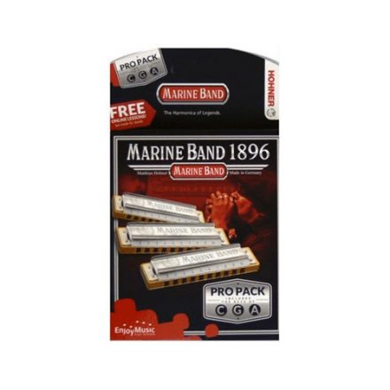 Hohner Marine Band 1896 Pro-Pack szájharmonika sztett (C,G,A)