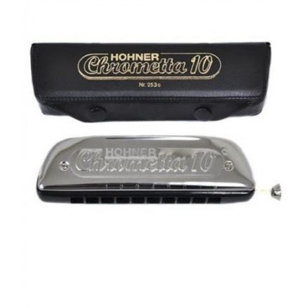 Hohner Chrometta 10 kromatikus szájharmonika, C