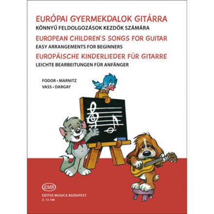 Európai Gyermekdalok gitárra (Fodor-Marnitz-Vass)