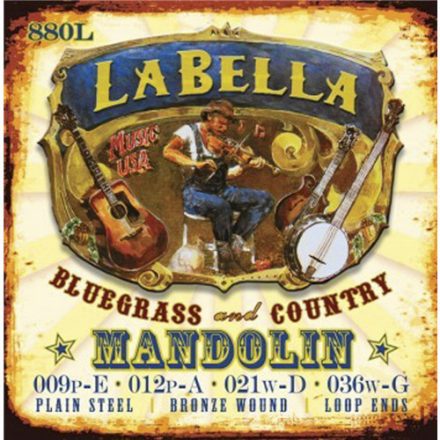 LaBella 880L - Mandolinhúr készlet / light