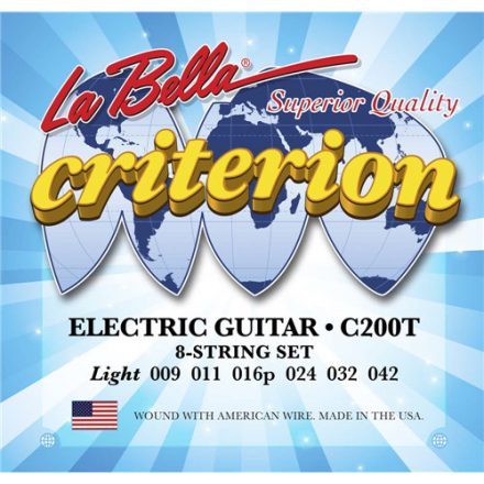 LaBella Criterion C200T elektromos gitárhúr készlet