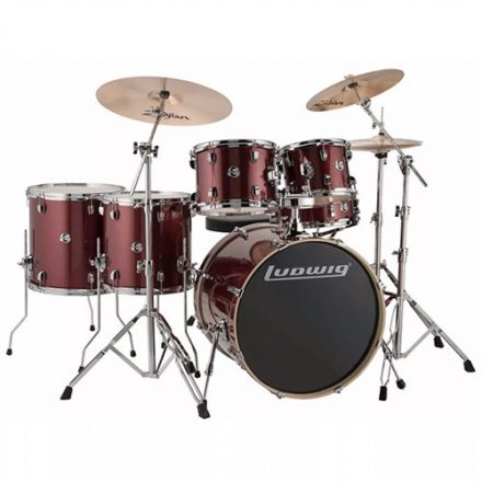 Ludwig LCEE622025 Element Evo Drive set Red Sparkle, 6 db-os