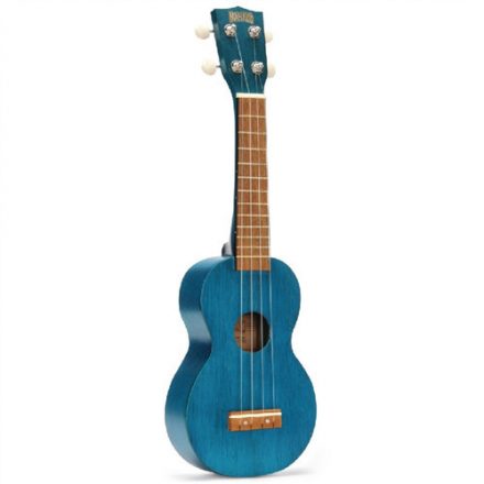 Mahalo MK1-TBU szoprán ukulele, Transparent Blue