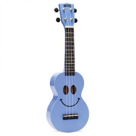 Mahalo U-SMILE-LBU szoprán ukulele, világos kék