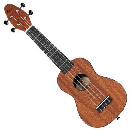 Keiki K2-MAH szoprán ukulele szett, mahagóni