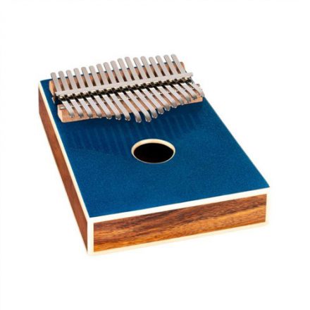 Ortega OKB4 Metallic Blue Sparkle 17 hangos Acacia kalimba