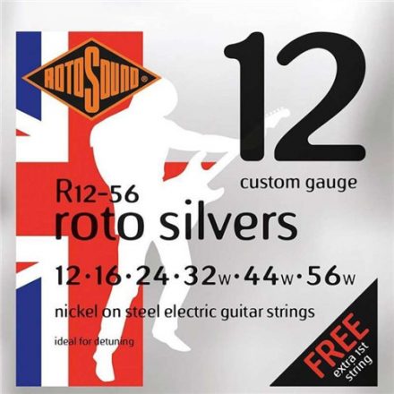 Rotosound R12-56 nikkel elektromos gitár húrkészlet, custom méret