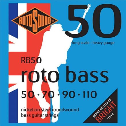 Rotosound RB50 basszusgitár húr készlet, nikkel