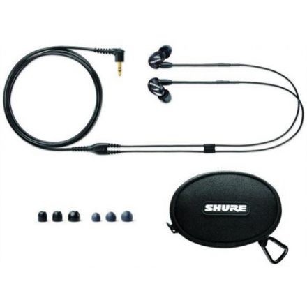 Shure SE215-K-EFS fülhallgató, cserélhető kábel, fekete