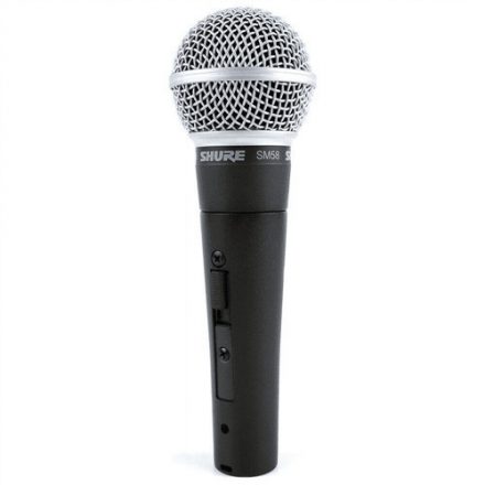 Shure SM58SE dinamikus mikrofon, kapcsolóval